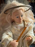 Prachtige grote Kerst Engel creme/wit met goud, Diversen, Kerst, Ophalen of Verzenden