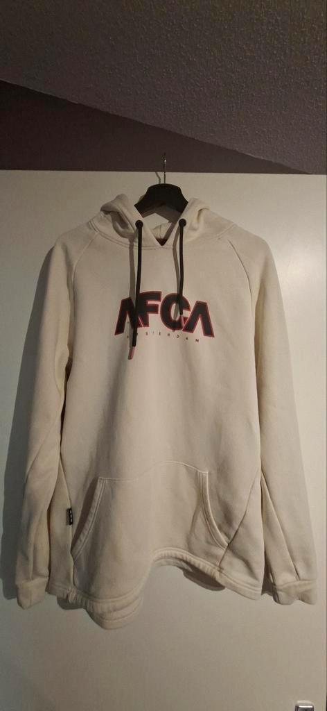 AFCA Hoody - Amsterdamse Stijl!, Kleding | Heren, Truien en Vesten, Zo goed als nieuw, Maat 52/54 (L), Beige, Ophalen of Verzenden