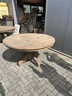 Ronde Eettafel - Sober Landelijke Stijl, Huis en Inrichting, Ophalen, 100 tot 150 cm, Zo goed als nieuw, Vijf personen of meer