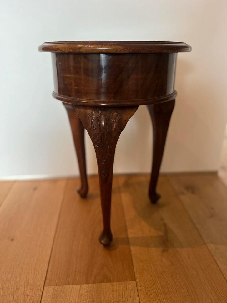 Bijzettafel van H. Pander, Huis en Inrichting, Tafels | Bijzettafels, Gebruikt, Rond, Minder dan 55 cm, Ophalen of Verzenden