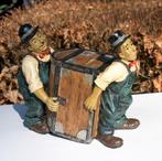 Laurel & Hardy met spaarpot, Ophalen, Gebruikt, Mens