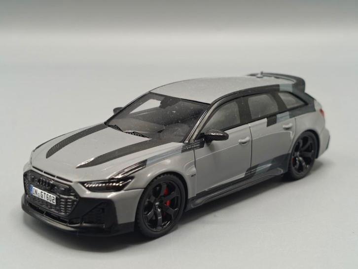 Audi RS6 Avant GT (2024) – Dealer Model 1:43 – Nardo Grey, Hobby en Vrije tijd, Modelauto's | 1:43, Nieuw, Auto, Overige merken