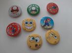 Mario en Spongebob Buttons set, Ophalen of Verzenden, Zo goed als nieuw, Merk, Button