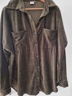 Groen bruin fluwelen  blouse/jasje, Bruin, Ophalen of Verzenden, Zo goed als nieuw, Casual Ladies