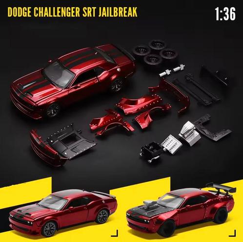 Challenger widebody tuning officieel dodge 1:36, Hobby en Vrije tijd, Modelauto's | Overige schalen, Nieuw, Auto, Ophalen of Verzenden