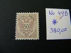 Oudje Oostenrijk 50 kr  hoogste waarde, Ophalen of Verzenden, Postfris