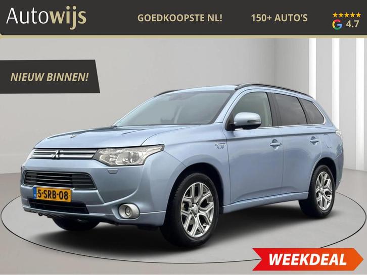 Mitsubishi Outlander 2.0 PHEV instyle+|PANO|LEDER|CAMERA|TRE, Auto's, Mitsubishi, Bedrijf, Te koop, Outlander, 360° camera, 4x4