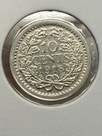 10 cent 1918 Wilhelmina, Zilver, Ophalen of Verzenden, 10 cent, Koningin Wilhelmina