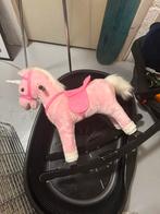Roze unicorn hobbelpaard, Ophalen