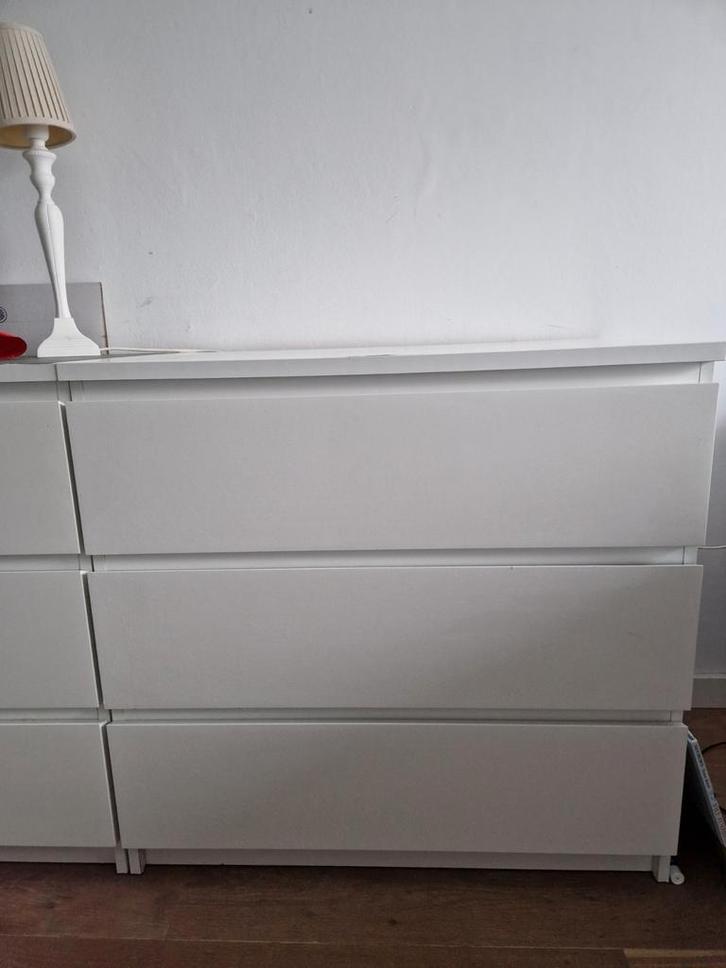 Ikea Malm ladekast - 3 lades, Huis en Inrichting, Kasten | Ladekasten, Gebruikt, Minder dan 100 cm, Minder dan 50 cm, 25 tot 50 cm