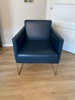 Leren design fauteuil Bert Plantagie, Huis en Inrichting, Fauteuils, Ophalen, Gebruikt, Minder dan 75 cm, Leer