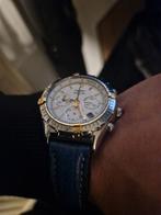 Breitling Cockpit Autom. 36mm 18k Goude Accenten, Ophalen, Leer, Staal, Breitling