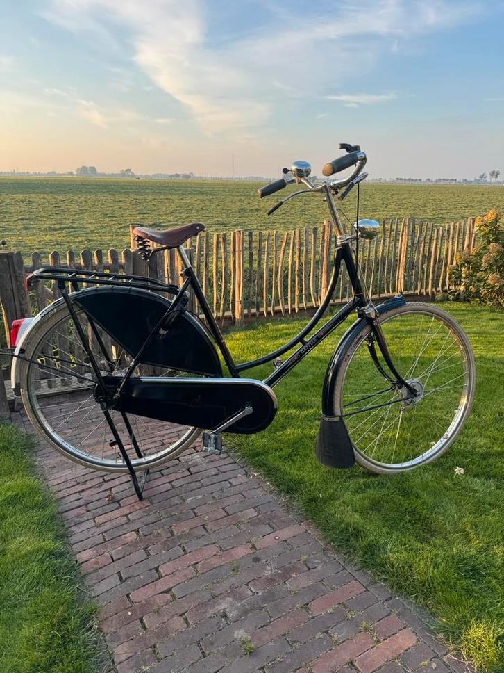 Gazelle Populaire - Klassieke Damesfiets, Fietsen en Brommers, Fietsen | Dames | Omafietsen, Gebruikt, 53 tot 56 cm, Handrem, Ophalen