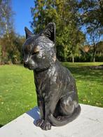 POES /BRONZEN BEELD / KAT, Dierenbeeld, Nieuw, Info@huisentuindecoratiemarie.nl, Huis en tuin decoratie marie