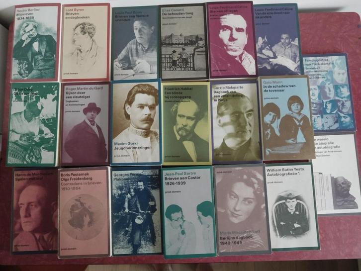 Privé-domein Canetti Sartre Déry Pasternak Perros Mann, Boeken, Literatuur, Gelezen, Ophalen of Verzenden