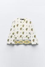 ZARA white open blazer with embroidery | S size, Kleding | Dames, Jasjes, Kostuums en Pakken, Ophalen of Verzenden, Zo goed als nieuw