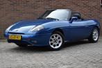 Fiat Barchetta 1.8-16V '99 Leder Inruil mogelijk, Voorwielaandrijving, Zwart, Cabriolet, Blauw