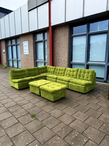 Vintage XL modulaire elementenbank ‘70 beschikbaar voor biedingen