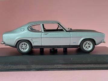 FORD CAPRI RS 2600 LIGHT BLUE MINICHAMPS ONBESPEELD IN DOOS beschikbaar voor biedingen