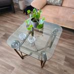 Salontafel  glas, Huis en Inrichting, Tafels | Salontafels, 50 tot 100 cm, Minder dan 50 cm, Glas, Rechthoekig