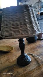 Tafellamp rieten ovale kap, Ophalen, Minder dan 50 cm