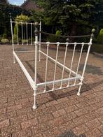 Antiek Spijlenbed 1 Persoons Wit 90x200, Ophalen
