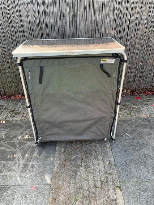 Campingkasten (2 stuks) EuroTrail, 90x80x40 cm inklapbaar, Caravans en Kamperen, Kampeermeubelen, Zo goed als nieuw, Campingkast