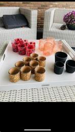 Kandelaars partij alles op de foto, Ophalen of Verzenden, Nieuw, Overige materialen, Minder dan 25 cm