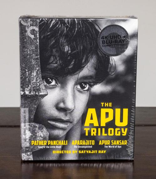 The Apu Trilogy 4K UHD Blu-Ray (US Import / Criterion), Cd's en Dvd's, Blu-ray, Nieuw in verpakking, Drama, Boxset, Ophalen of Verzenden
