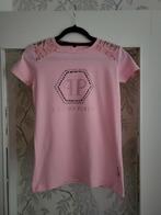 Roze t shirt met kant en steentjes mt 164/170, Ophalen of Verzenden, Zo goed als nieuw, Meisje, Shirt of Longsleeve