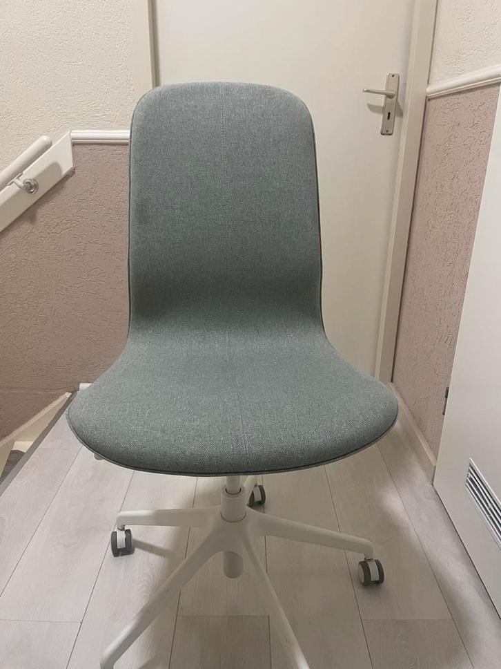 Ikea Langfjal bureaustoel, Huis en Inrichting, Bureaustoelen, Gebruikt, Bureaustoel, Blauw, Ergonomisch, Ophalen of Verzenden