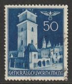 Generalgouvernement 1940 48 Raadhuis 50gr, Gest, Postzegels en Munten, Postzegels | Europa | Duitsland, Ophalen of Verzenden, Overige periodes