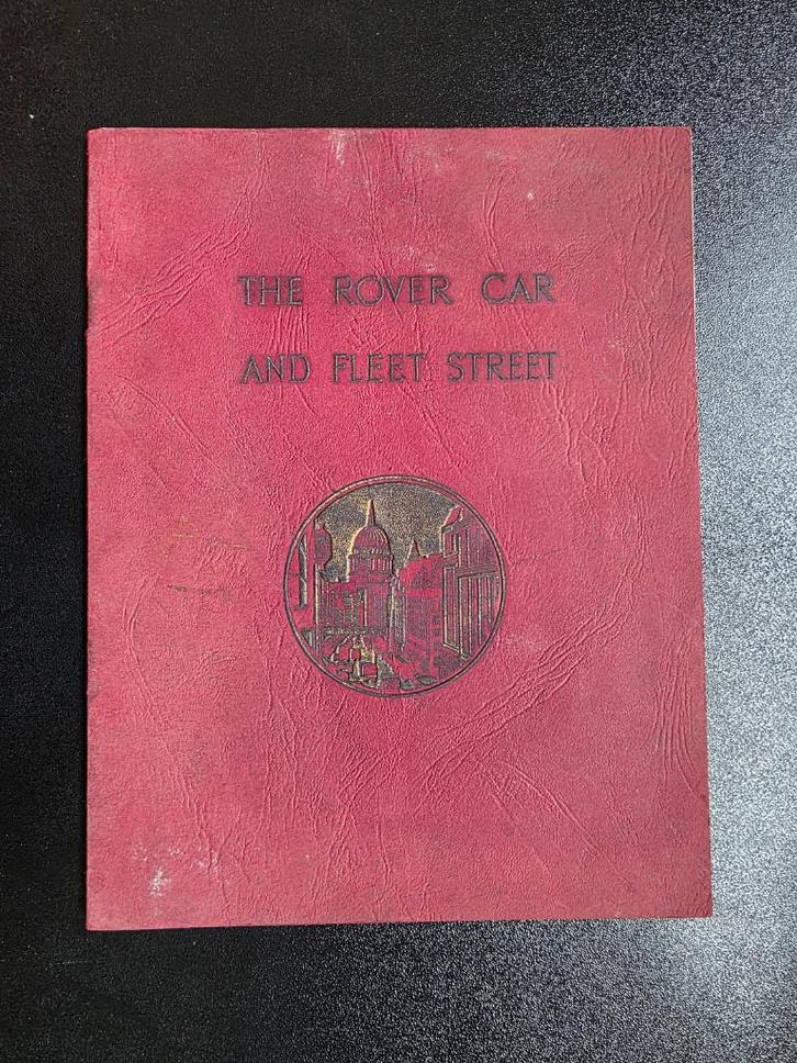 Rover cars folder 1935, Boeken, Auto's | Folders en Tijdschriften, Zo goed als nieuw, Overige merken, Ophalen