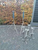 Set van 6 gebruikte assteunen steiger voeten verstelbaar, Ophalen of Verzenden, Gebruikt, Mechanisch, Potkrik