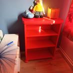 Leuk rood boekenkastje, 75 tot 100 cm, 90 tot 105 cm, Kast, Minder dan 50 cm