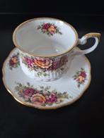 Queens rosina fine bone china porselein, Ophalen of Verzenden, Zo goed als nieuw, Porselein, Kop en/of schotel