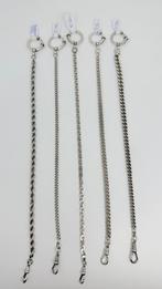 Allemaal oude echt zilveren horlogekettingen., Sieraden, Tassen en Uiterlijk, Antieke sieraden, Verzenden, Zilver