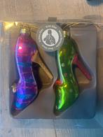 Kerstballen pumps 2 stuks echt glas, Ophalen of Verzenden, Zo goed als nieuw