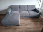 Te koop grijze hoekbank, Huis en Inrichting, Ophalen, Zo goed als nieuw, Stof