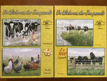 Wiebe van der Zee: puzzels 2 x 2x1000 st. beschikbaar voor biedingen