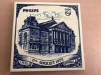 tegel Philips concertgebouw Amsterdam 1975, 15x15 cm, Antiek en Kunst, Antiek | Wandborden en Tegels, Ophalen of Verzenden