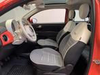 Fiat 500 1.2 Lounge PANODAK-CRUISE-AIRCO/ECC-PDC-LMV, Auto's, Voorwielaandrijving, 12 maanden, Stof, Gebruikt