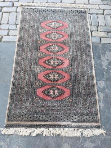 Wol Oosters Perzisch Kleed/Loper Bouchara motief roze  beschikbaar voor biedingen