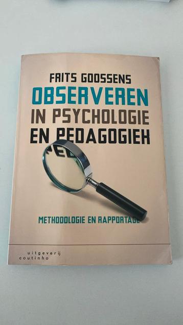 Frits Goossens - Observeren in psychologie en pedagogiek beschikbaar voor biedingen