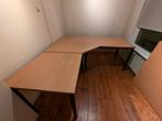 Hoekbureau met schuine kant., Huis en Inrichting, Bureaus, Ophalen, Zo goed als nieuw