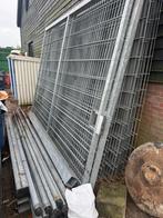 Hekwerk 52m met dubbele en enkele poort HERAS, Ophalen, Met poort, Gebruikt, Gaashekwerk