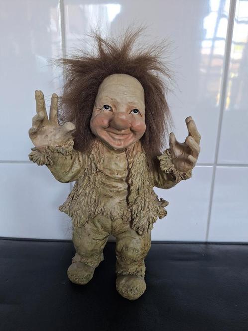 Grote noorse trol van ca 24 cm, Verzamelen, Beelden en Beeldjes, Zo goed als nieuw, Dier, Ophalen of Verzenden