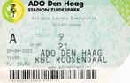 Ticket:ADO Den Haag v RBC Roosendaal 20-09-2003, Verzenden, Gebruikt, Overige binnenlandse clubs, Overige typen
