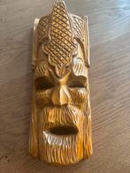 Houten Odin Masker - Handgesneden, Antiek en Kunst, Ophalen of Verzenden