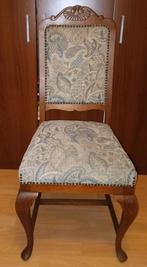 Antieke eiken stoel met Paisley Motief, Ophalen